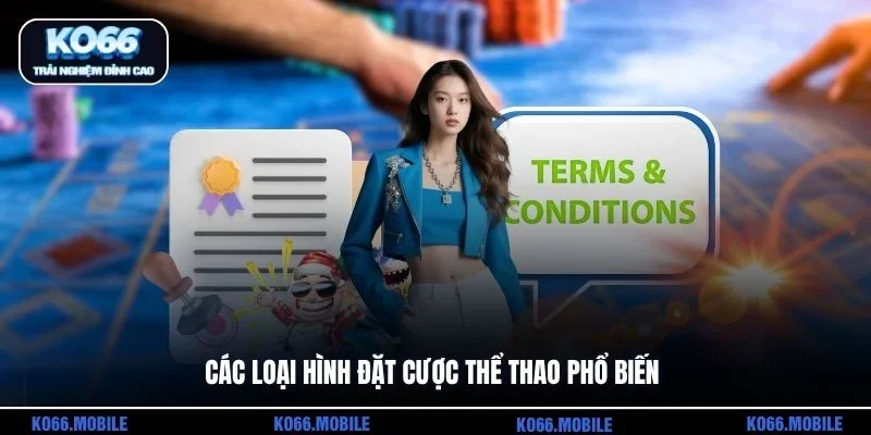 Các loại hình đặt cược thể thao phổ biến