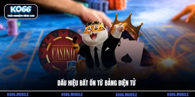 Dấu hiệu bất ổn từ bảng điện tử