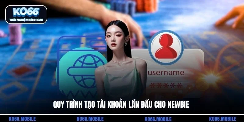 Quy trình tạo tài khoản lần đầu cho newbie