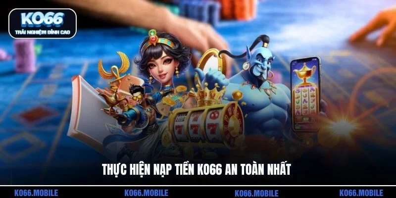 Thực hiện nạp tiền KO66 an toàn nhất
