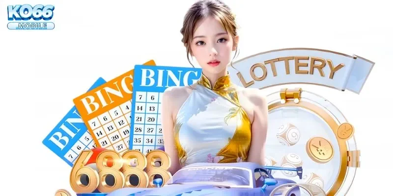 Giao diện sảnh Xổ số KO66 với các thông số bảo mật và chứng chỉ quốc tế.